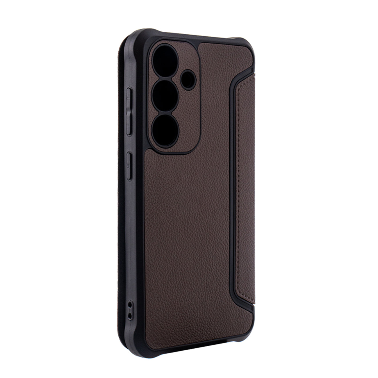 Magnetic wallet Leather phone case For Samsung Galaxy S24 Ultra In Brown (FC36-SAMS24UBR)